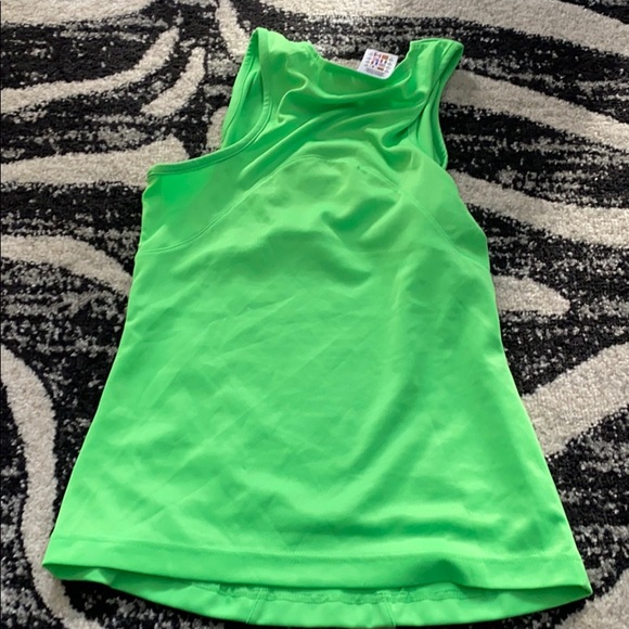 adidas neon green workout tank top - Picture 6 of 6